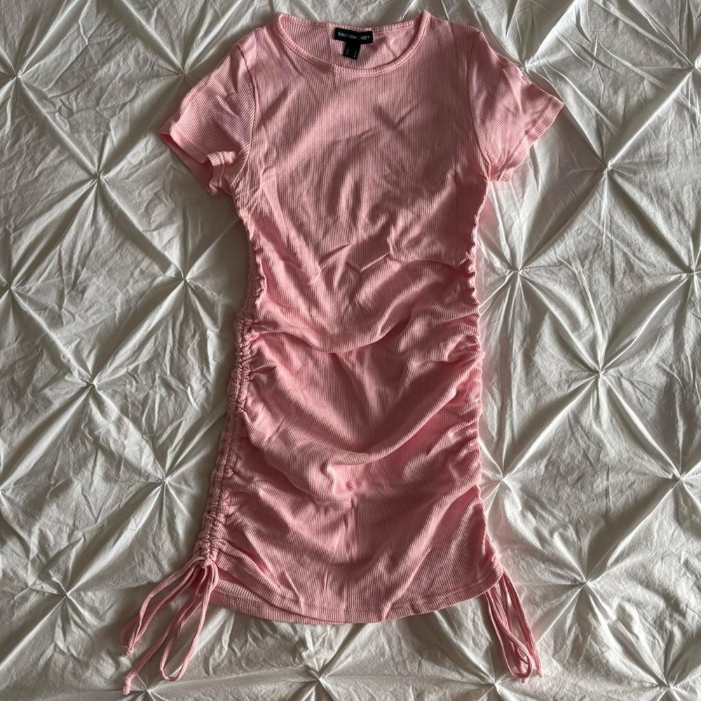 streetwear society side ruched dress